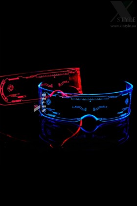 Очки Cyberpunk LED Futuristic