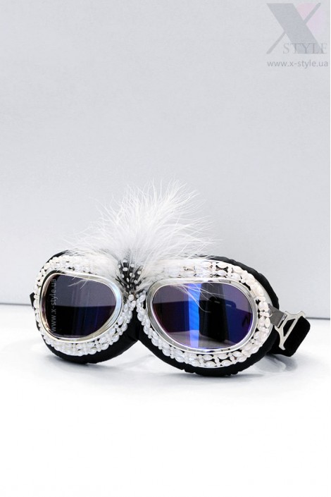Фестивальные очки с тонированными стеклами в стиле Burning Man (905122)