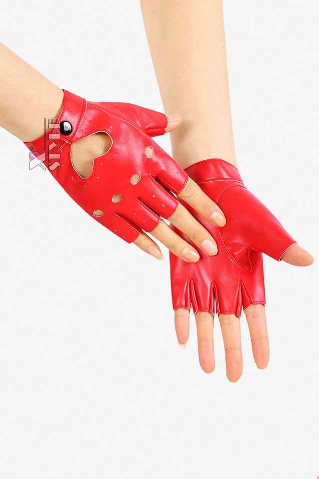 Перчатки без пальцев X207 Rojo, 5